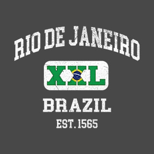 Rio de Janeiro, Brazil - XXL Athletic design T-Shirt