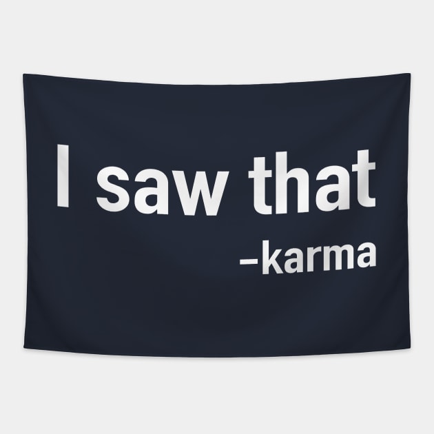 I saw that. Karma Tapestry by Portals