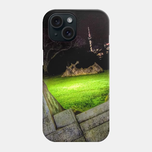 Buried Buildings. Concrete and Grass Phone Case by Stus Road Trips