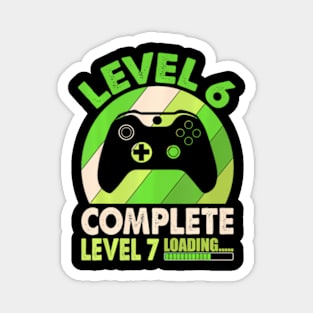 Level 6 Complete Level 7 Loading  6th Wedding Anniversary Magnet