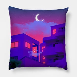 Dream House (red) Pillow