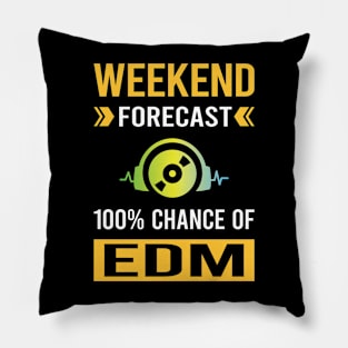 Weekend Forecast EDM Pillow