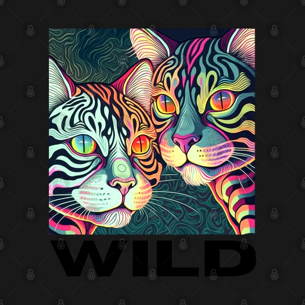 Wild Cats by The Shirt Scribner