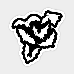 Bat Silhouettes Magnet