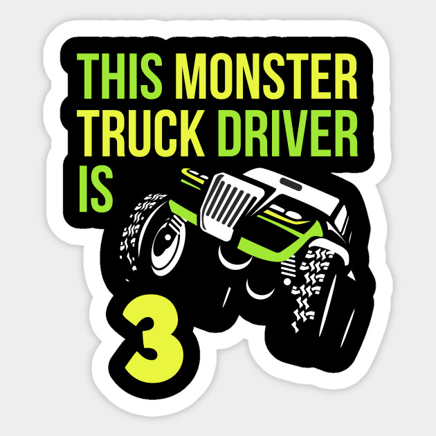 monster trucks for 3 year olds