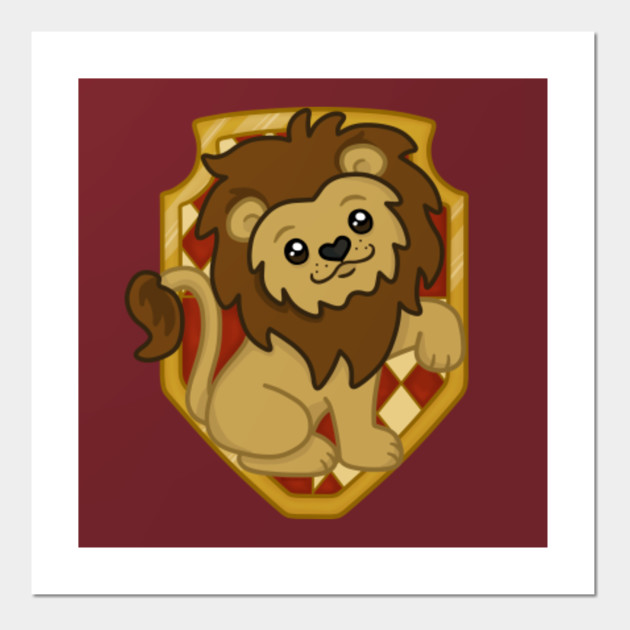 Brave Little Lion Gryffindor Posters And Art Prints Teepublic This thing is so awesome!!! usd
