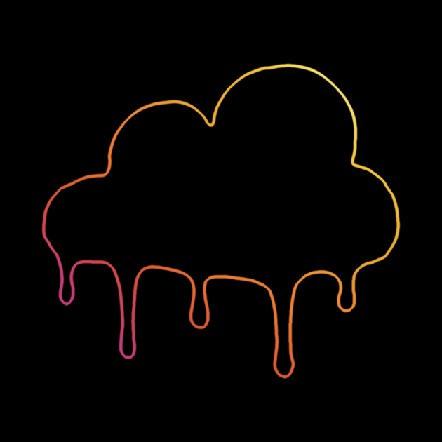 Dixie Damelio - be happy Cloud (big logo borders rainbow)| Charli Damelio Hype House Tiktok by Vane22april