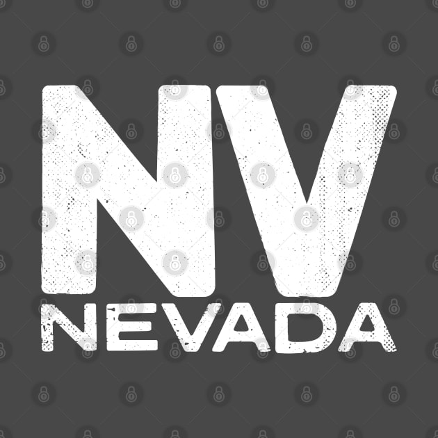 NV Nevada State Vintage Typography by Commykaze