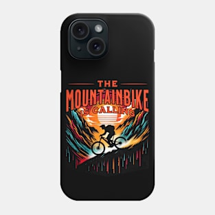 Outdoor Mountainbike is Calling Design Phone Case