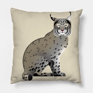 Bobcat - Lynx rufus Pillow