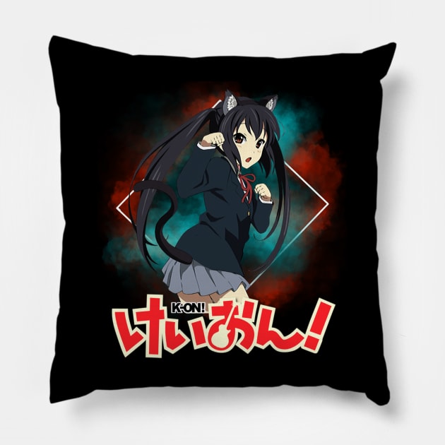 Sawako's Musical Mentorship K-On Passionate Teacher Tee Pillow by NinaMcconnell