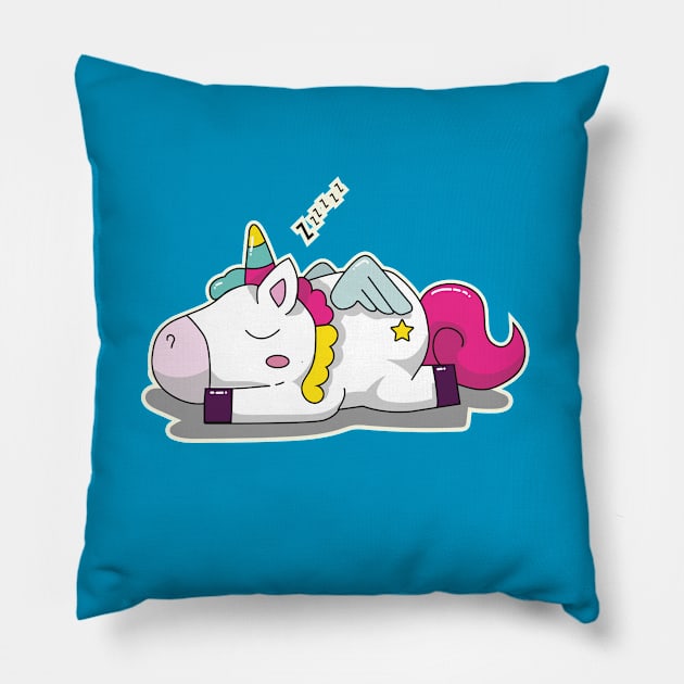 Sleeping Unicorn Pillow by Ciwa
