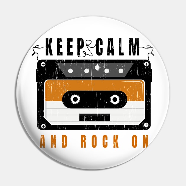 keep calm and rock on 80s music vintage retro culture k7 vynil Pin by SpaceWiz95