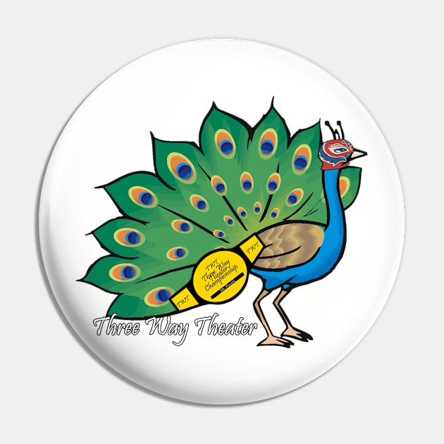 Three Way Theater Mr. Peacock Shirt Pin by NCW