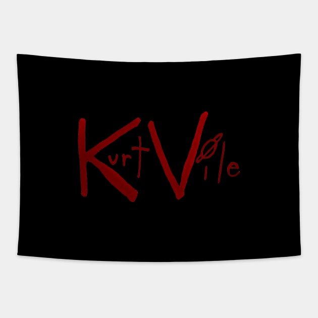 Kurt-Vile-logo Tapestry by forseth1359