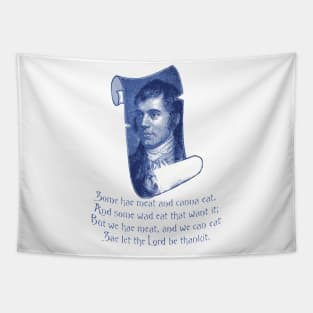 The Selkirk Grace Burns Night Supper Poem Tapestry