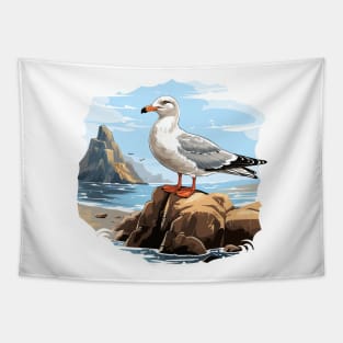 Cute Seagull Tapestry