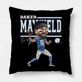 Baker Mayfield Carolina Cartoon Pillow