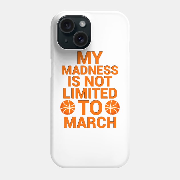 College basketball sarcastic Phone Case by Positively Petal Perfect 
