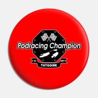 Podracing Champion Sci-fi Racing Competition B Pin