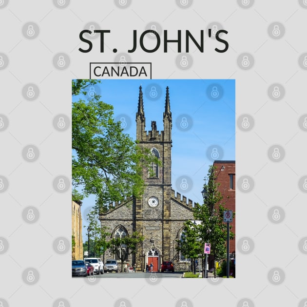 St Johns Newfoundland and Labrador Canada Gift for Canadian Canada Day Present Souvenir T-shirt Hoodie Apparel Mug Notebook Tote Pillow Sticker Magnet by Mr. Travel Joy