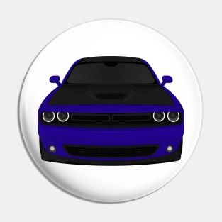 Challenger Blue + Black Pin