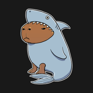 Capybara Shark Costume T-Shirt