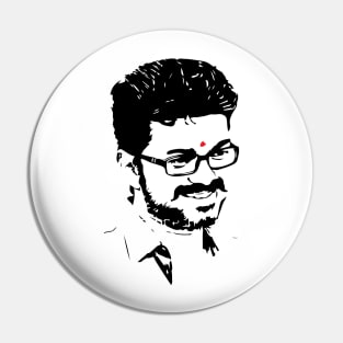 Ilayathalapathy Vijay Tamil Kollywood Pin