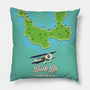 Bình Ba Island map Vietnam Pillow