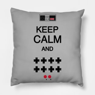 Keep Calm Konami Code Pillow