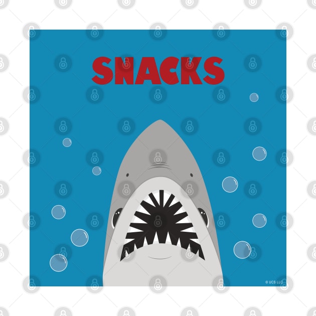 Jaws Snacks Poster by Print Stop Studio