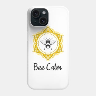Bee Calm Mandala Phone Case