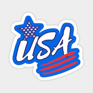 Usa star and stripe Magnet