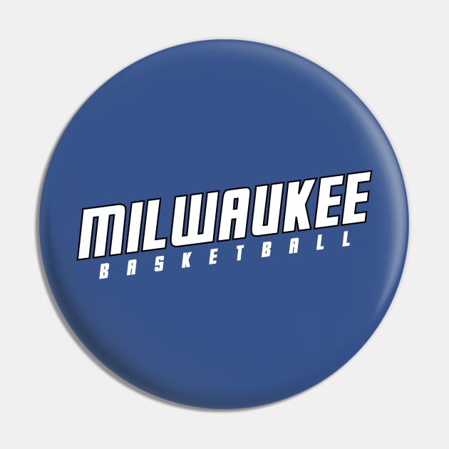 Milwaukee Basketball Cream City Wisconsin Pin by The Shirt Genie