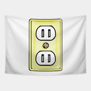 A nice wall socket Tapestry