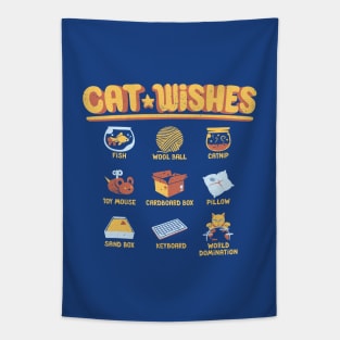 Cat Wishes Feline T-shirt Tapestry