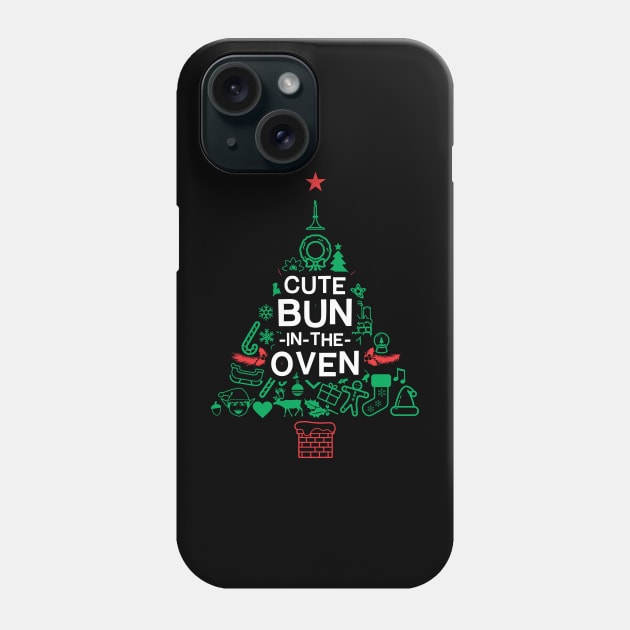 Cute Bun In The Oven - Christmas Gift Phone Case by Vector-Artist