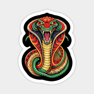 Cobra Tattoo Art Magnet