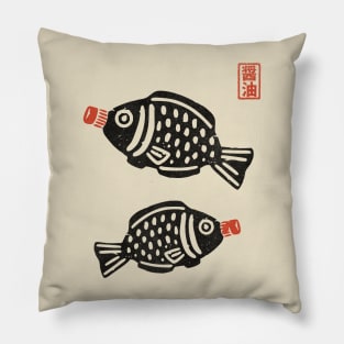 Soy Fish Bottle Fish Pillow