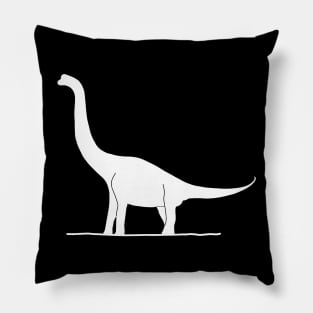 Sauropod - White Pillow