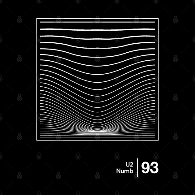 Numb U2 / Minimalist Graphic Design Fan Artwork by saudade