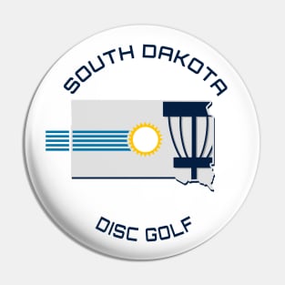 South Dakota Disc Golf - State Shape Light Pin