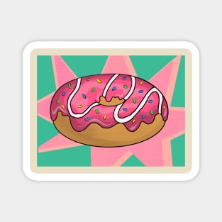 Donut Pop Art Magnet