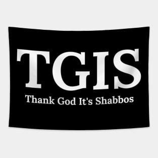 Thank God It's Shabbos TGIF Funny Jewish Tapestry