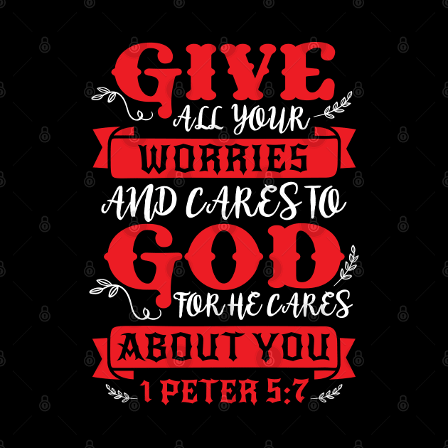 1 Peter 5:7 by Plushism