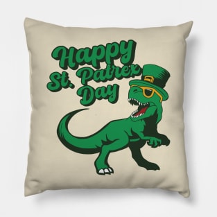 Happy St. Patrex Day - Funny St. Patricks Day Pillow