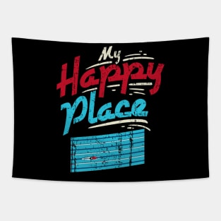 My Happy Place Swimming Pool - Swim Team Swimmer Gift Tapestry