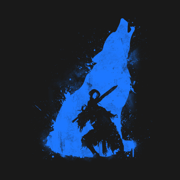 Disover The Walker of abyss v. blue - Darksoulsfanart - T-Shirt