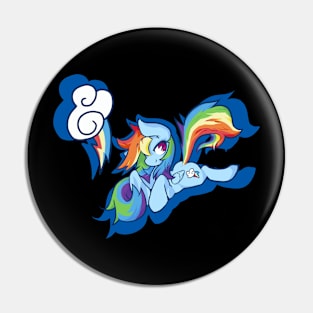 Rainbow Pony Pin