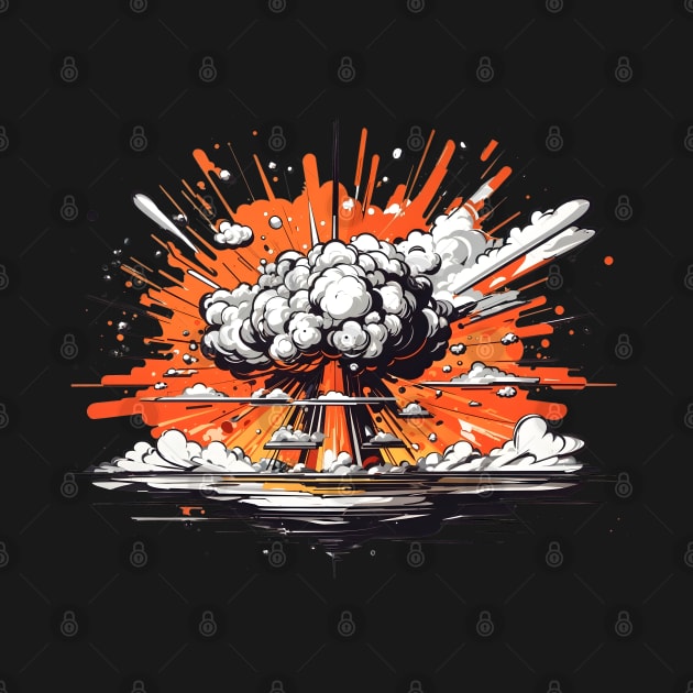 Nuclear Explosion by Buff Geeks Art